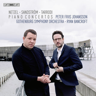 the album cover for Johansson / Netzel / Sandstrom / Tarrodi - Piano Concertos (Hybr)