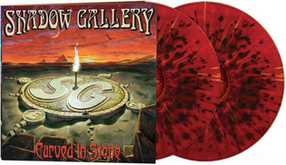 Shadow Gallery- Carved In Stone - Red/black Splatter