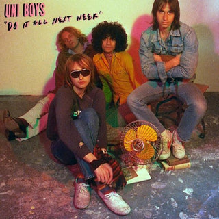 the album cover for Uni Boys - Do It All Next Week