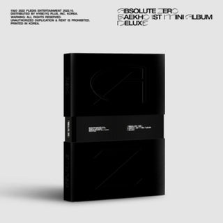 the album cover for Baekho - Absolute Zero [Deluxe] (Post) (Pcrd) (Phob) (Phot)