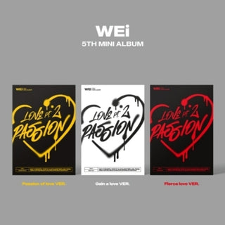 the album cover for Wei - Love Pt.2: Passion (W/Book) (Phob) (Phot) (Asia)