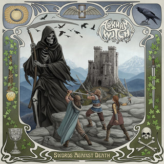 the album cover for Arkham Witch - Swords Against Death