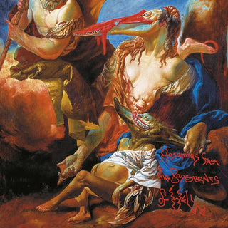 the album cover for Killing Joke - Hosannas From The Basements Of Hell: Deluxe [Indie Exclusive Limited Edition Red & Black Galaxy 2LP]