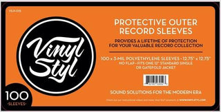 Vinyl Styl 12" Vinyl Record Outer Sleeve Polys - 100 Count