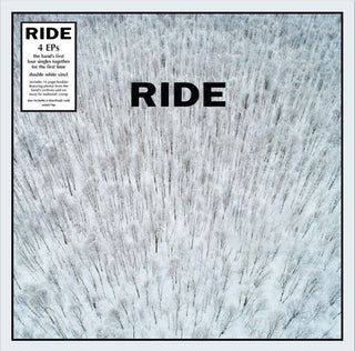 the album cover for Ride - 4 Eps [Limited Edition White LP]