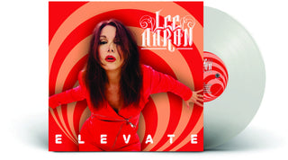 the album cover for Lee Aaron - Elevate - Clear Black Marbled