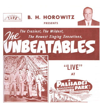 the album cover for Gene Cornish  & The Unbeatables - Live At Palisades Amusement Park (Mod)