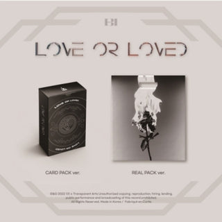 the album cover for B.I - Love Or Loved Part.1 - Random Cover - ea. w/unique items