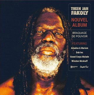 the album cover for Tiken Fakoly  Jah - Braquage De Pouvoir (Fra)