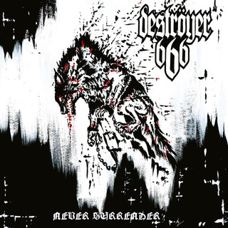 the album cover for Destroyer 666 - NEVER SURRENDER