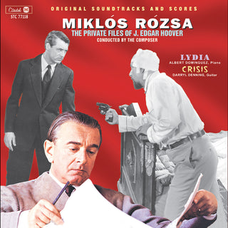 the album cover for Miklos Rozsa - Private Files Of J. Edgar Hoover