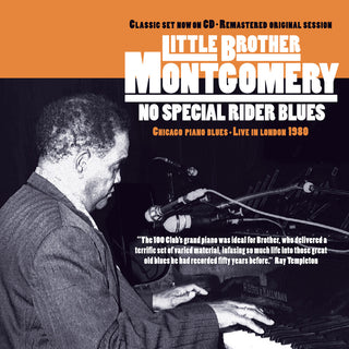 the album cover for Little Brother Montgomery - No Special Rider Blues