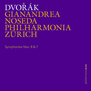 the album cover for Dvorak / Philharmonia Zurich - Symphonies Nos. 8 & 7
