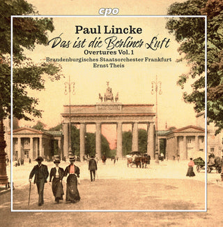 the album cover for Lincke / Brandenburgisches Staatsorchester Frankfu - V1: Overtures