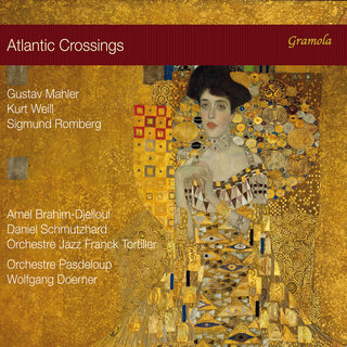 the album cover for Mahler / Schmutzhard / Orchestre Pasdeloup - Atlantic CroSSings