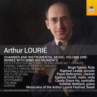 the album cover for Lourie / Ramsl / Beltramini - V1: Chamber & Instrumental