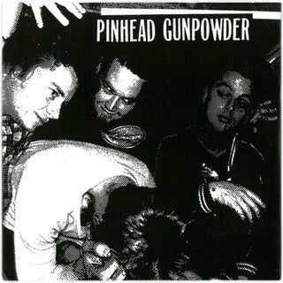 the album cover for Pinhead Gunpowder - 8 Chords, 328 Words