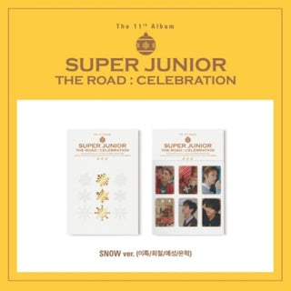 the album cover for Super Junior - Road: Celebration (Snow Version) (Asia)