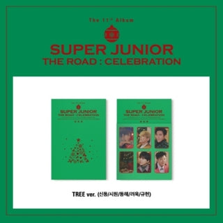 the album cover for Super Junior - Road: Celebration (Tree Version) (Asia)