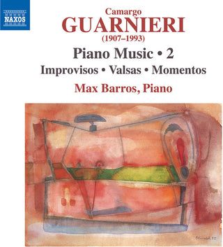 the album cover for Guarnieri / Barros - V2: Piano Music