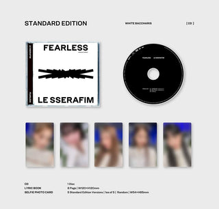 the album cover for LE SSERAFIM - FEARLESS [Standard Edition CD]