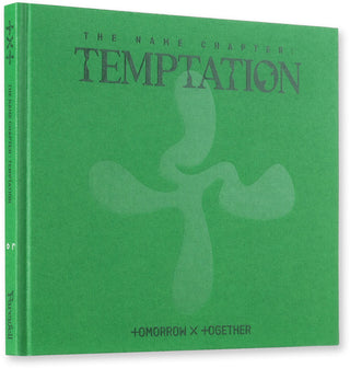 the album cover for TOMORROW X TOGETHER - The Name Chapter: TEMPTATION [Farewell]