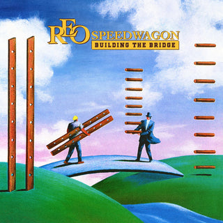 the album cover for REO Speedwagon - Building The Bridge (Can)