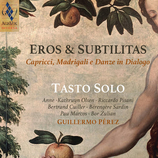 the album cover for Tasto Solo - Eros & Subtilitas