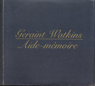 the album cover for Geraint Watkins - Aide-Memoire