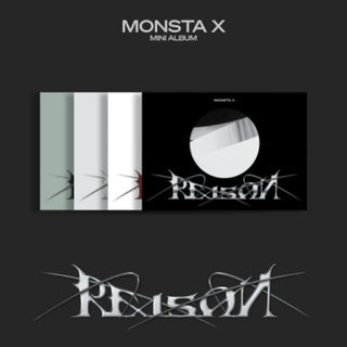 the album cover for Monsta X - Reason - Random Cover - incl. 72pg Photobook, 16pg Lyric Booklet, Photocard + Unit Photocard