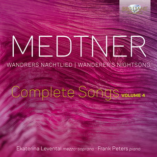 the album cover for Medtner / Levental / Peters - Wandrers Nachtlied