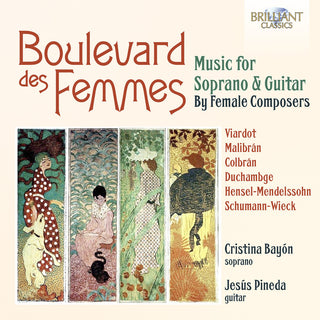 the album cover for Colbran / Alvarez / Pineda - Music For Soprano & Guitar