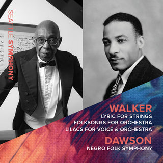 the album cover for Dawson / Cabell / Seattle Symphony - Lyric for Strings