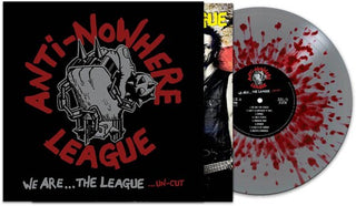 The Anti-Nowhere League- We Are The League - Splatter Silver Red