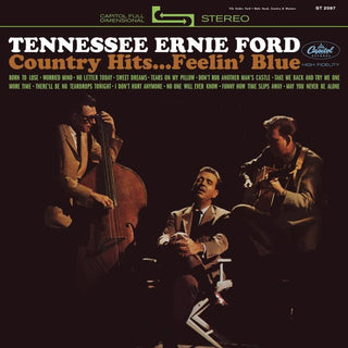 the album cover for Tennessee Ford  Ernie - Country Hits...Feelin' Blue