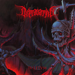 the album cover for Depravation - Iv:Letvm