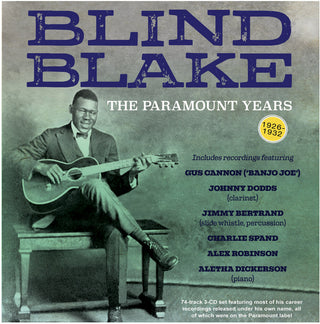 the album cover for Blind Blake - Paramount Years 1926-32