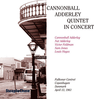 the album cover for Cannonball Adderly - In Concert