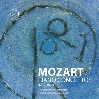 the album cover for Mozart / Levin / Academy Of Ancient Music - Piano Concertos Nos. 21 & 24