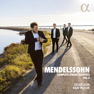 the album cover for Mendelssohn / Kuijk - Complete String Quartets Vol. 2