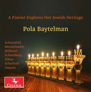 the album cover for Alkan / Daquin / Mendelssohn / Baytelman - Pianist Explores Her Jewish Heritage