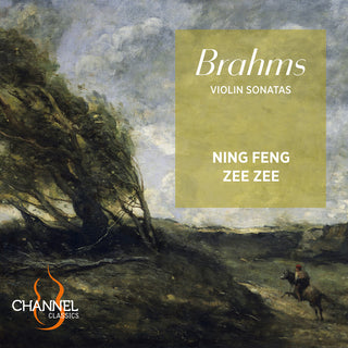 the album cover for Brahms / Feng / Zee - Violin Sonatas