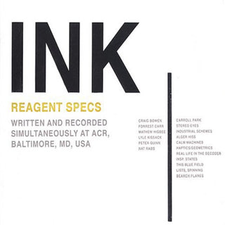 the album cover for Ink (Experimetal Rock) - Reagent Specs