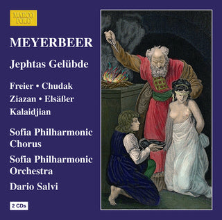 the album cover for Meyerbeer / Chudak / Elsasser - Jephtas Gelubde