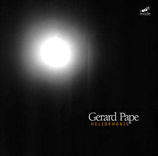the album cover for Gerard Pape - Heliophonie