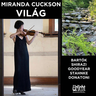 the album cover for Miranda Cuckson - Vilag