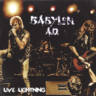 the album cover for Babylon A.D. - Live Lightning