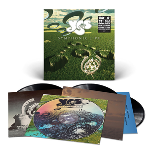 the album cover for Yes - Symphonic Live [Limited Edition 180g Half-speed 4 LP]