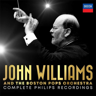 the album cover for John Williams  / Boston Pops Orchestra - Complete Philips Recordings [21 CD Box Set]