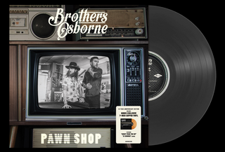 the album cover for Brothers Osborne - Pawn Shop - 10 Year Anniversary [Black / Copper]